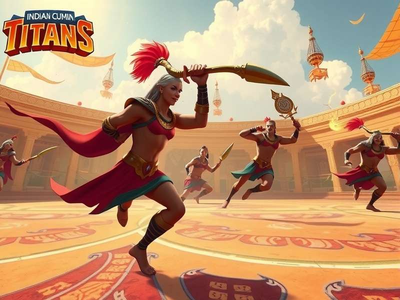 Indian Cumin Titans Battle Scene